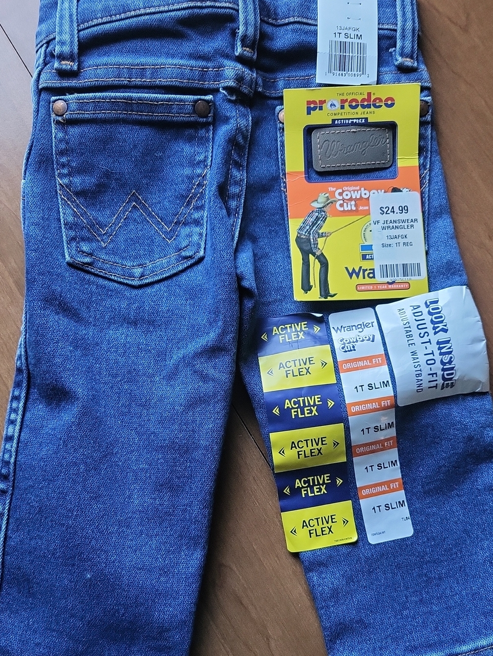 Wrangler Blue Slim Jeans 1T Boy
